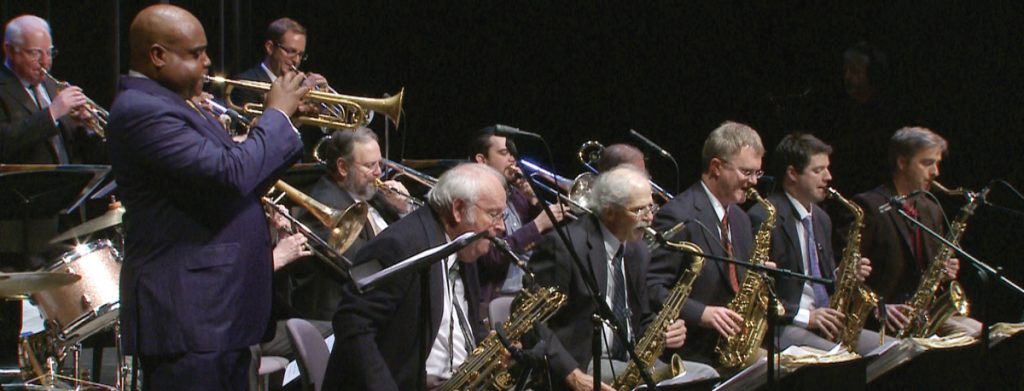 The first episode features the Blue Wisp Big Band with guest soloist Terrell Stafford.