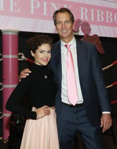 Honoree Calysta Bevier and Cris Collinsworth