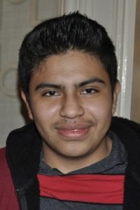 Davilmar, a student at Holy Family