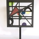 "Red Triangle" by David LeCheminant at Yust Gallery