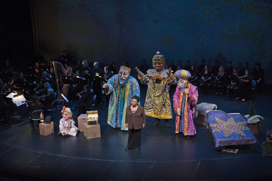 A scene from “Amahl and the Night Visitors”