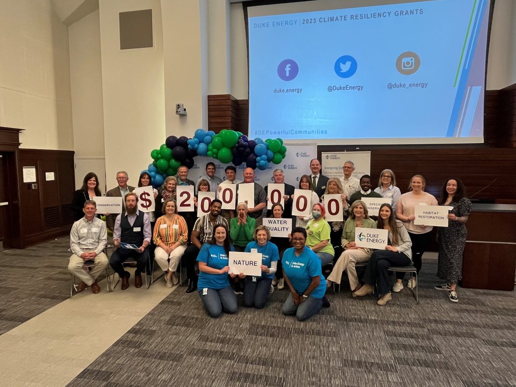Duke Energy Foundation supporting organizations focused on climate resiliancy.