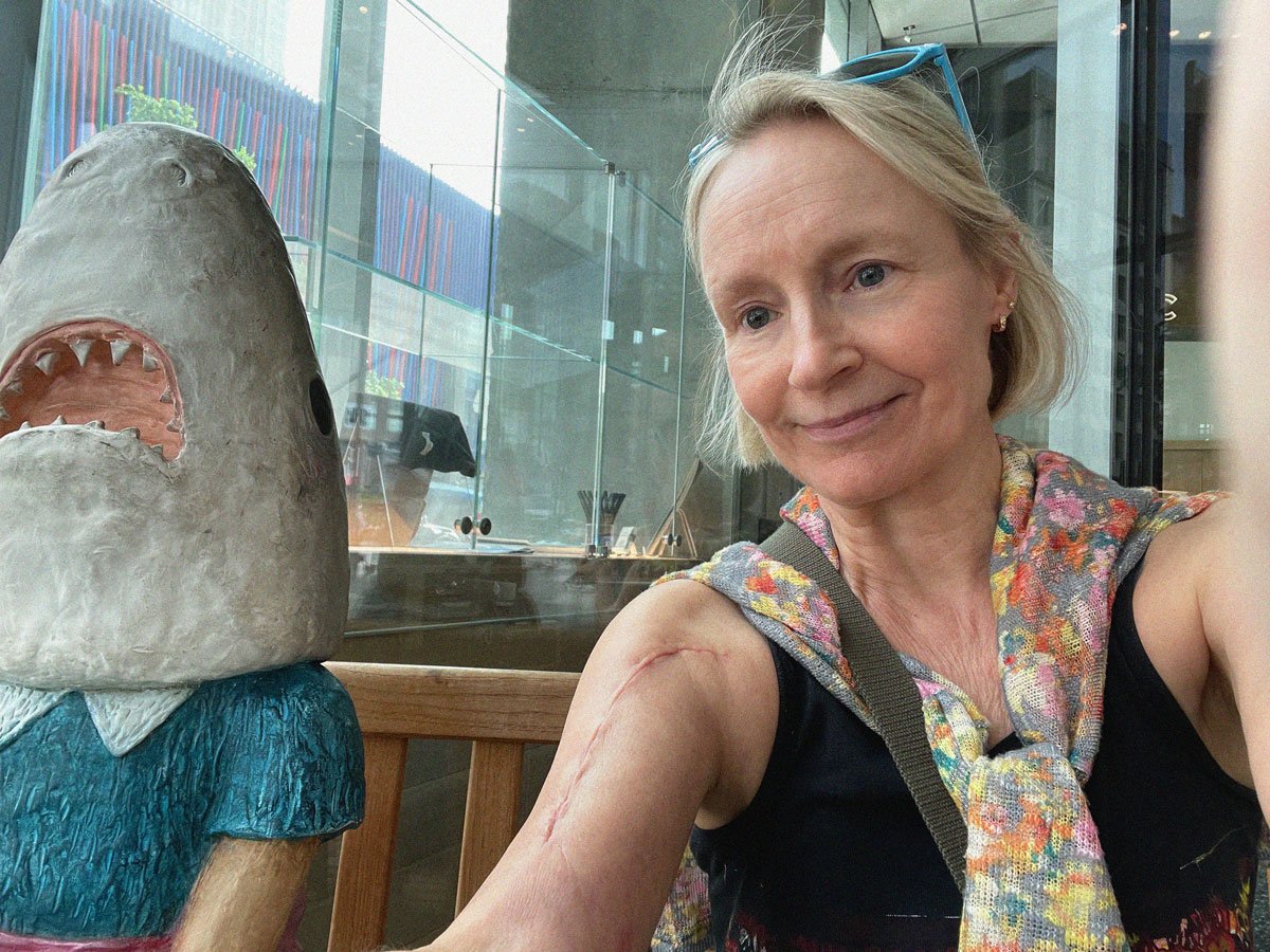 Elizabeth Mariner and Shark Girl